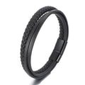 New leather bracelet men's small multi-layer braided hot style handmade bracelet wholesale in stock